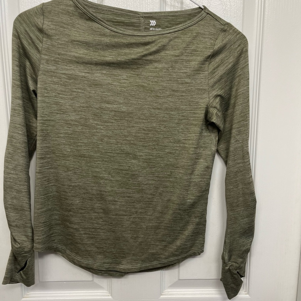 All in motion- Green long sleeved